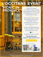 L'OCCITANE Chelsea Flower Show offer
